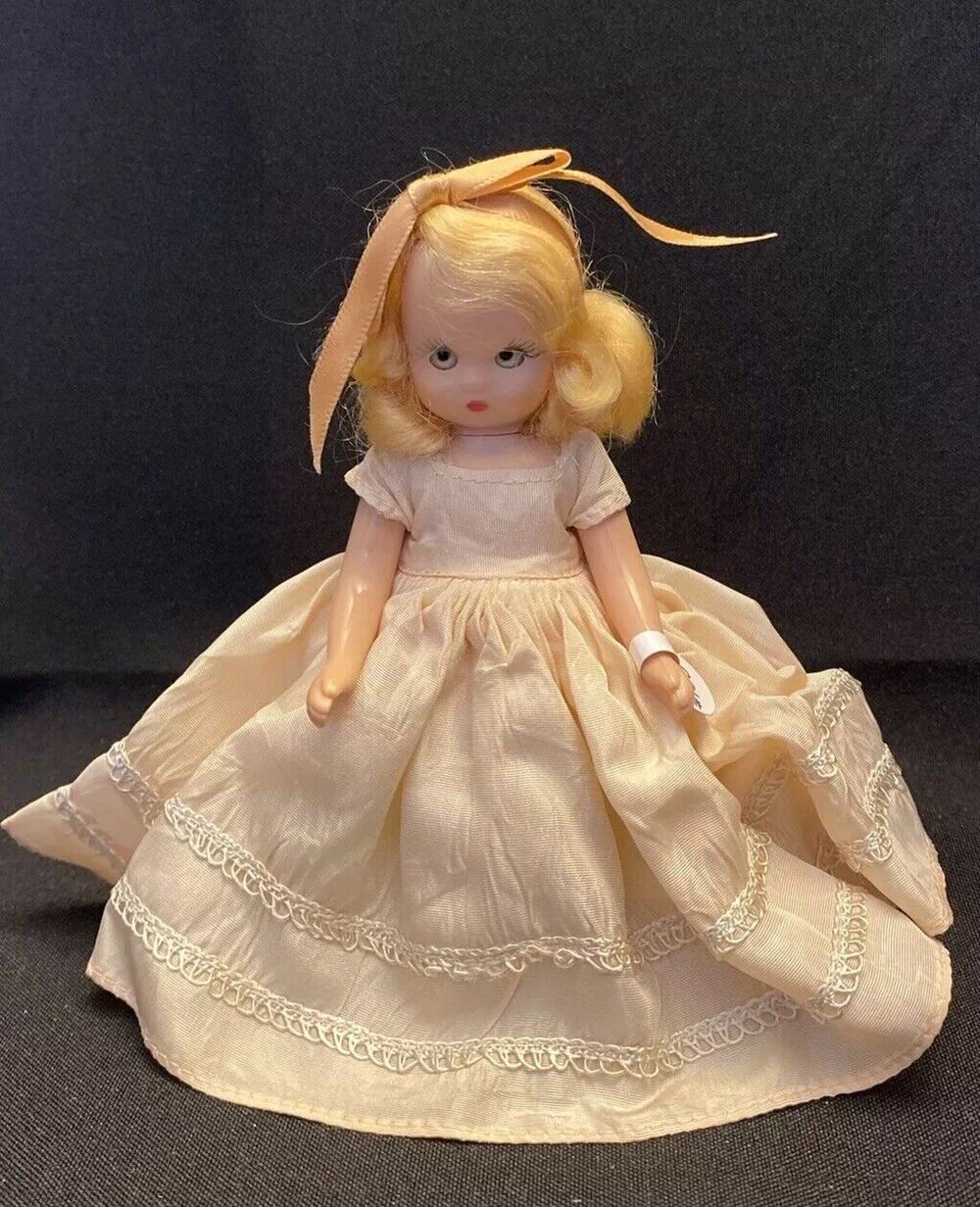 Nancy Ann “Pretty Maid Where Have You Been” 5.5” Doll In Pink Dress #160 Rare